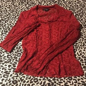 ECI lace blouse